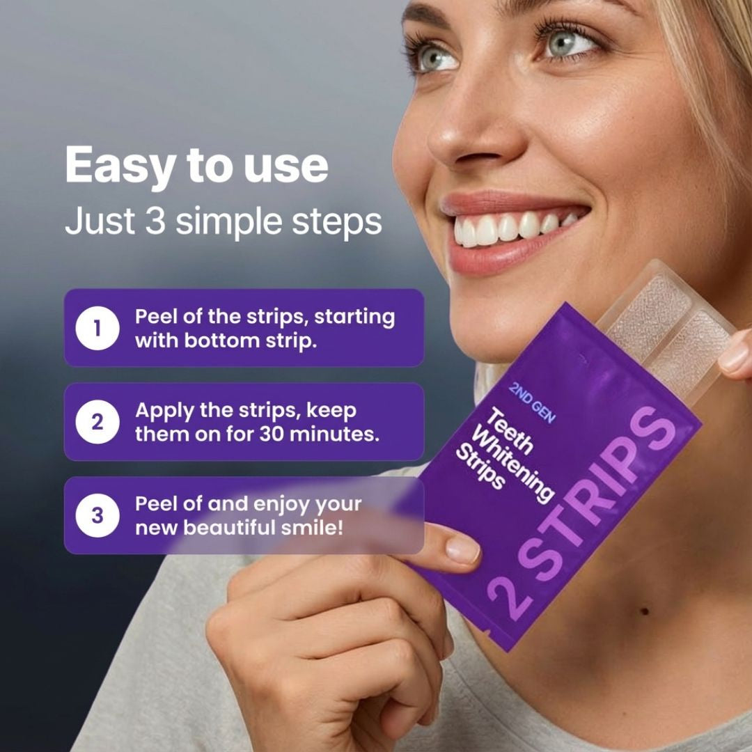 sovelora - purple teeth whitening strips