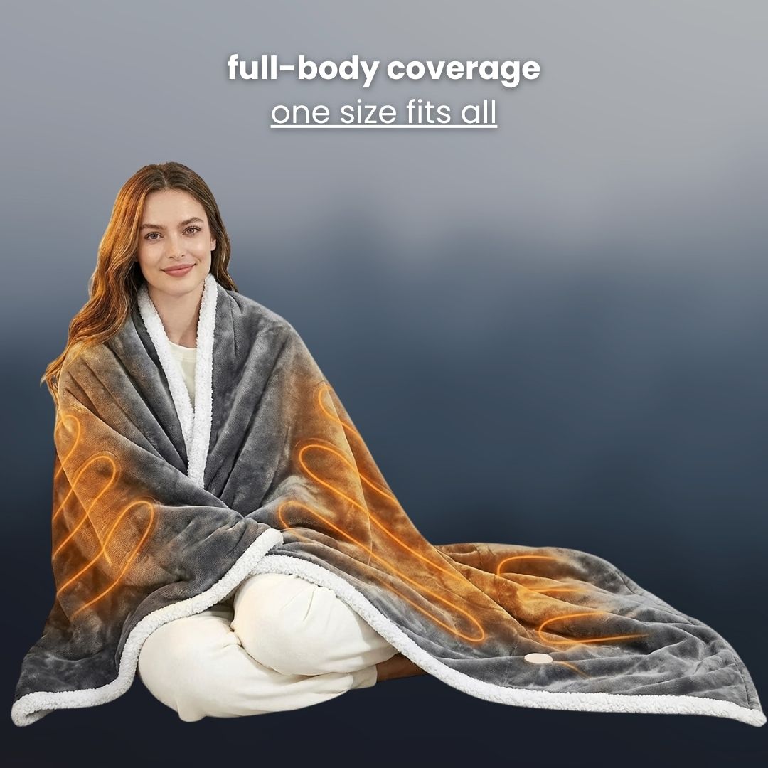 snuglora - wearable heated blanket