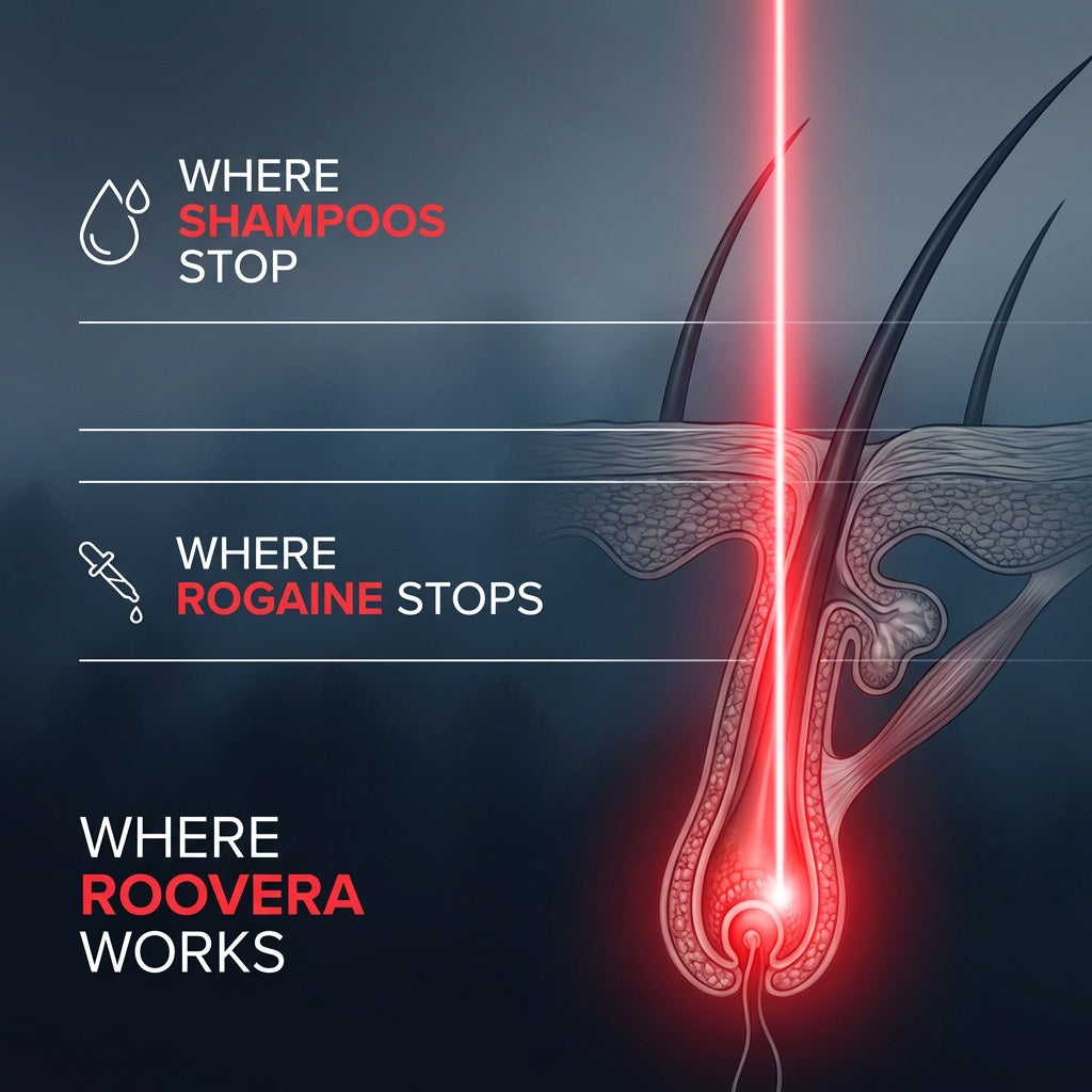 roovera - red light therapy cap